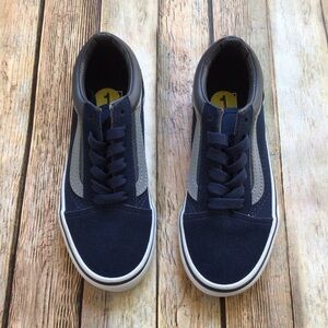 NEW Vans Navy/Gray Old Skool Suede Shoe